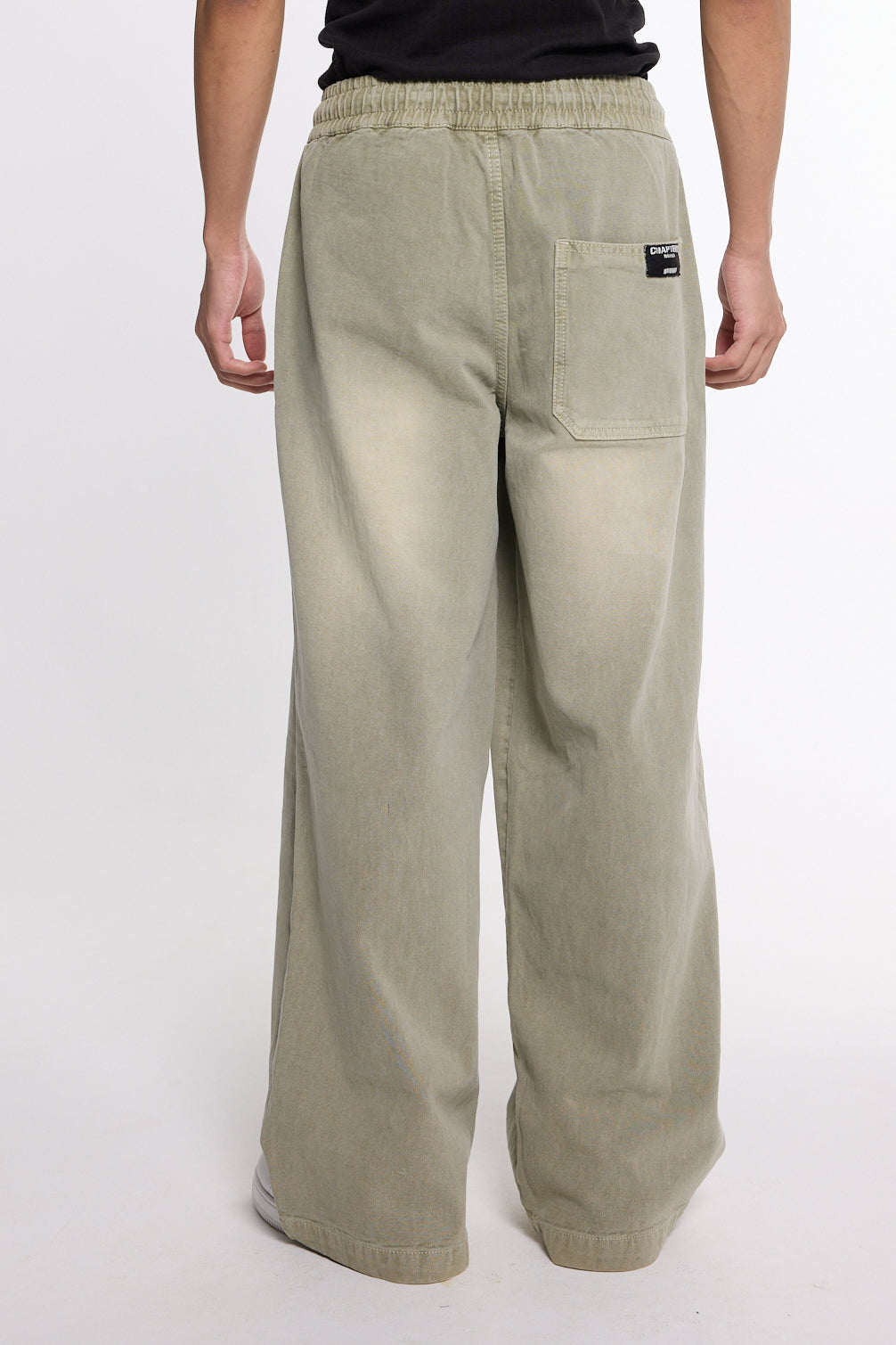 Olive Washed Denim Co-ord Set