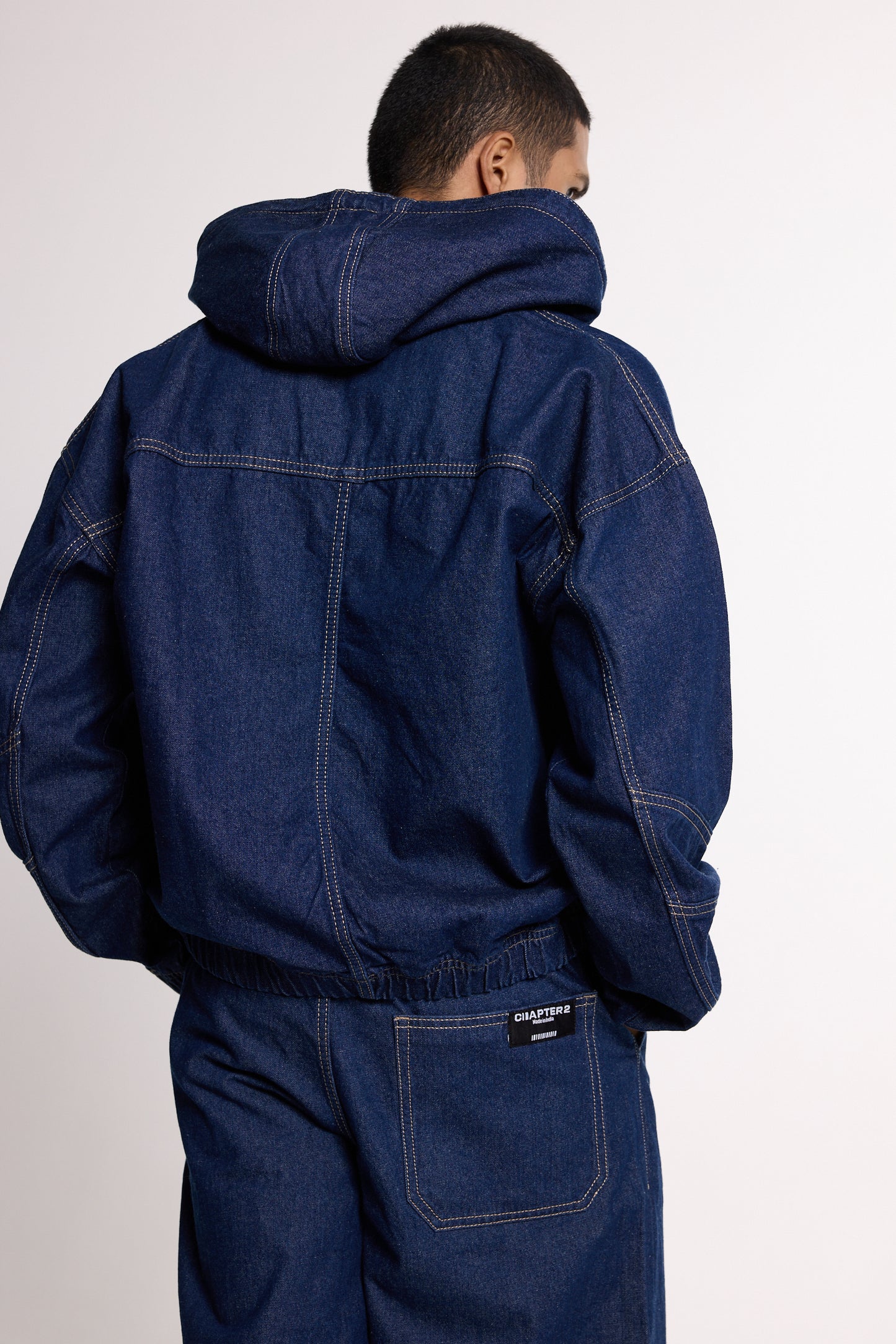 Indigo Denim Hoodie