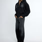 Chapter2Drip Black washed denim hoodie & bottoms set — view 4