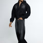 Chapter2Drip Black washed denim hoodie & bottoms set — view 5