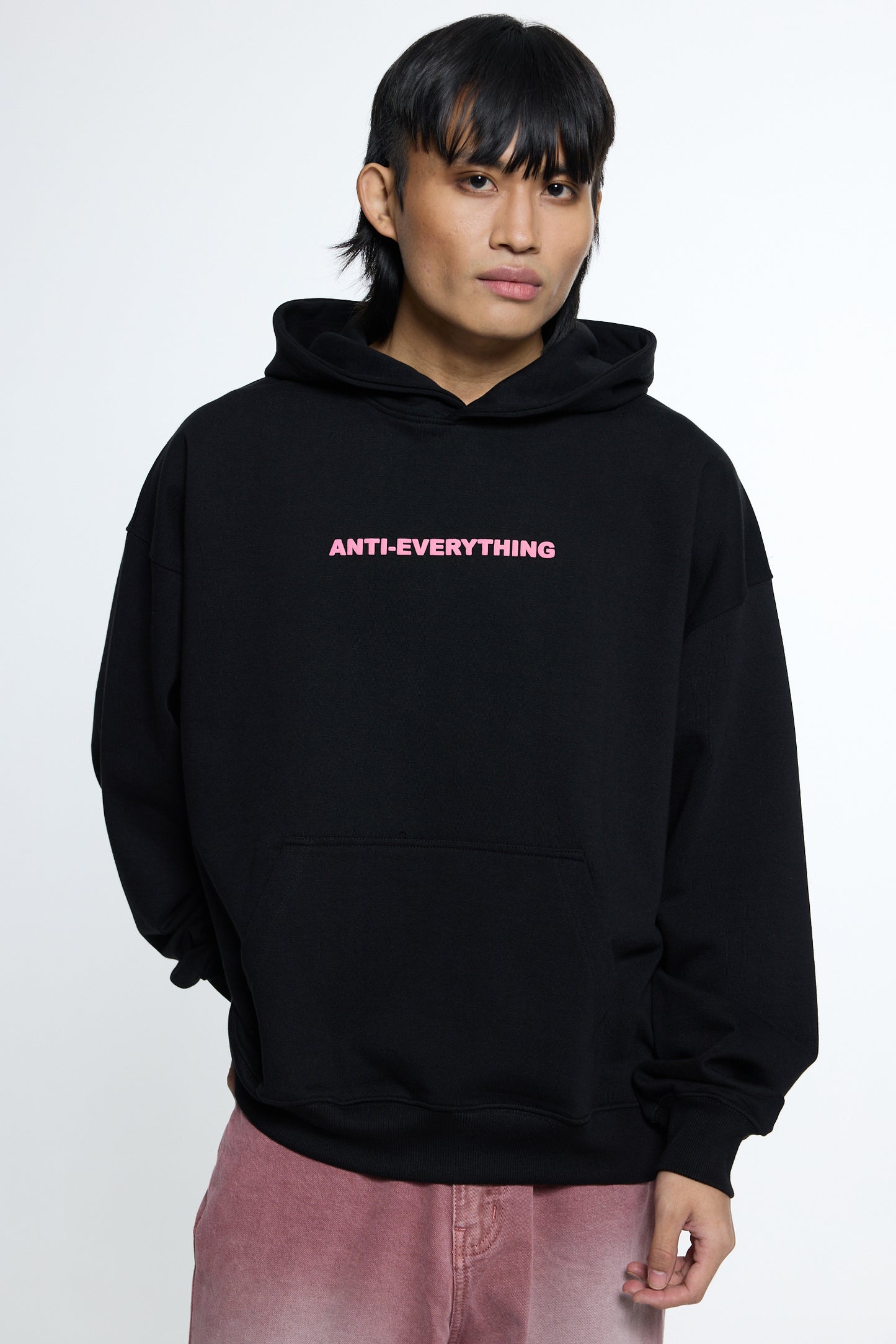 Anti Everything Hoodie Black
