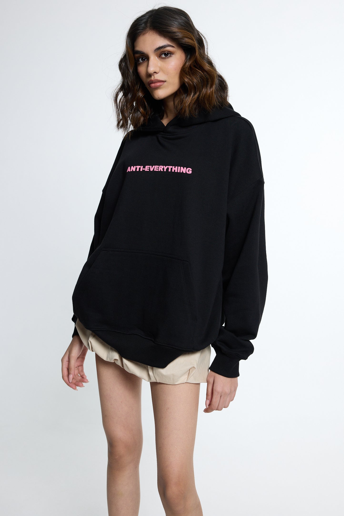 Anti Everything Hoodie Black