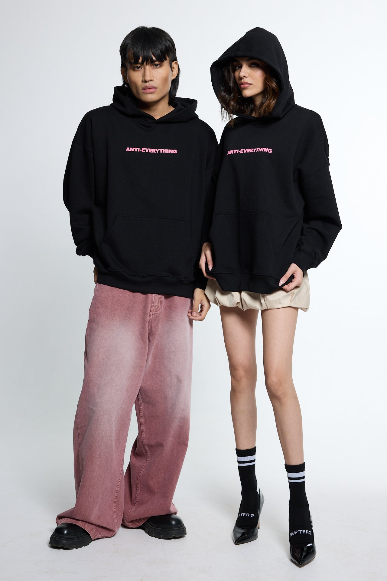 Anti Everything Hoodie Black