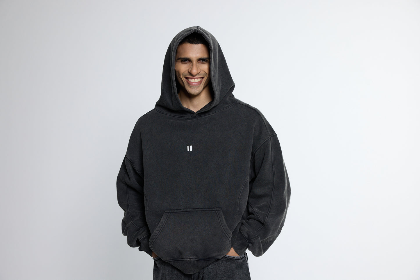 Black Wash Hoodie