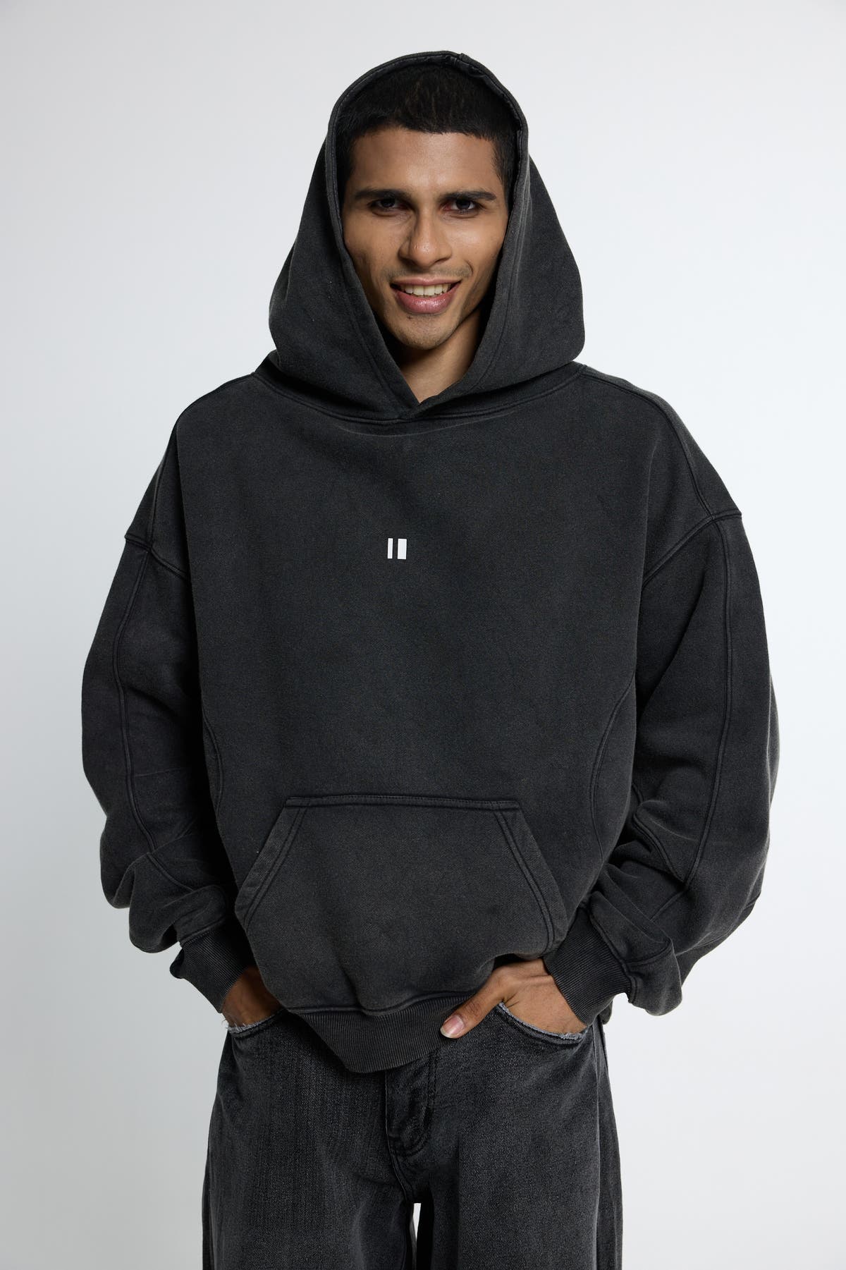 Chapter2Drip Black wash hoodie