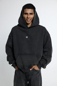 Black Wash Hoodie