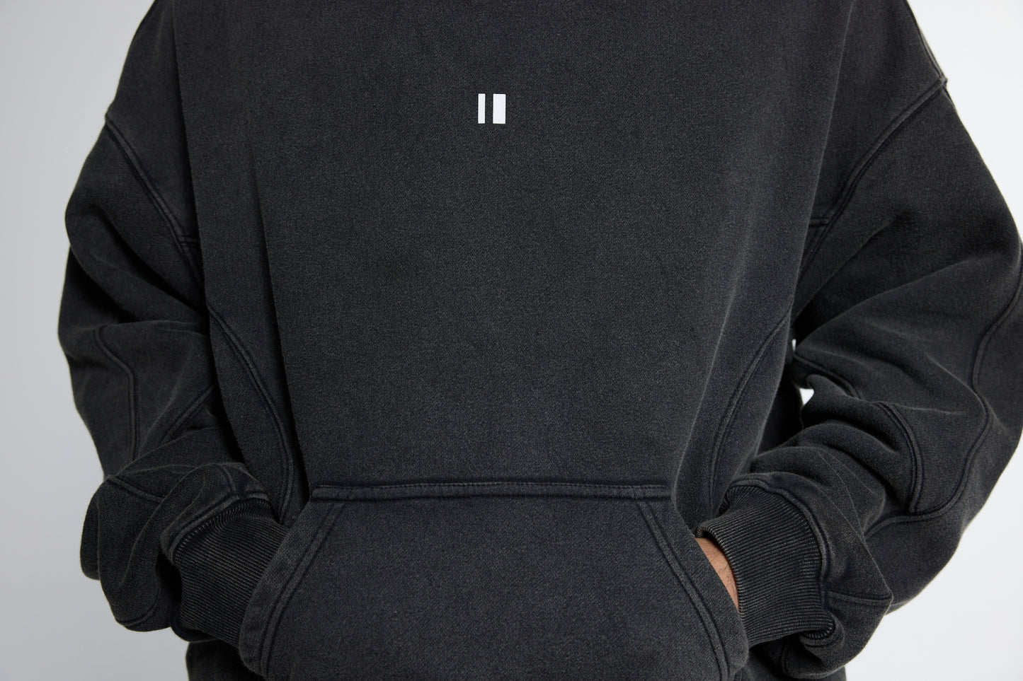 Black Wash Hoodie