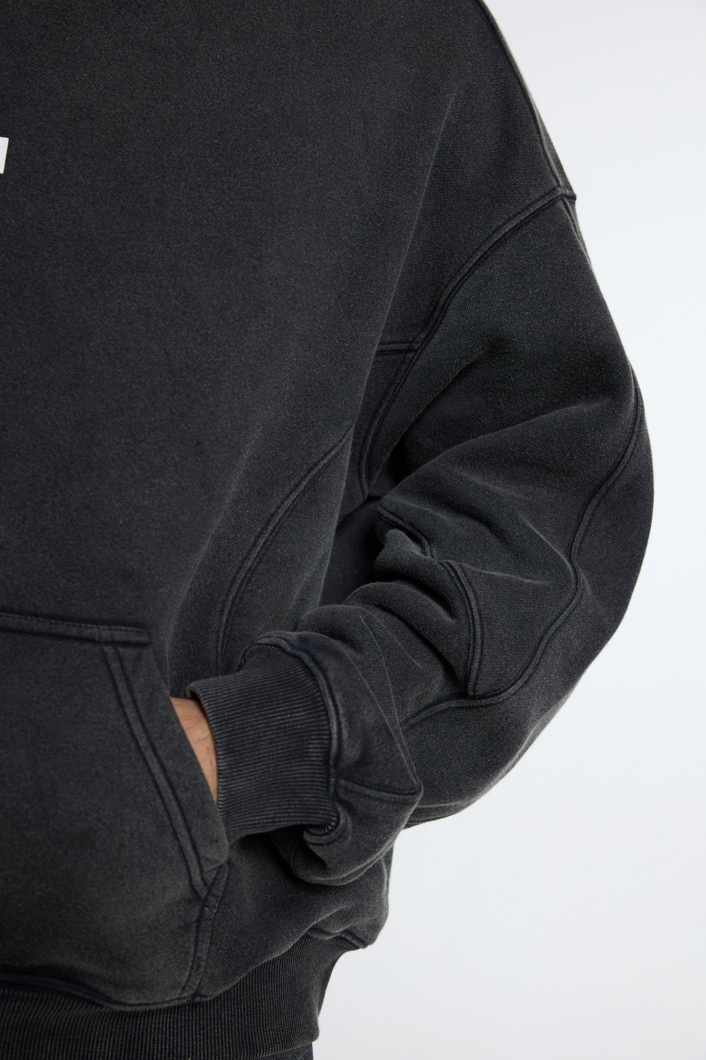 Black Wash Hoodie