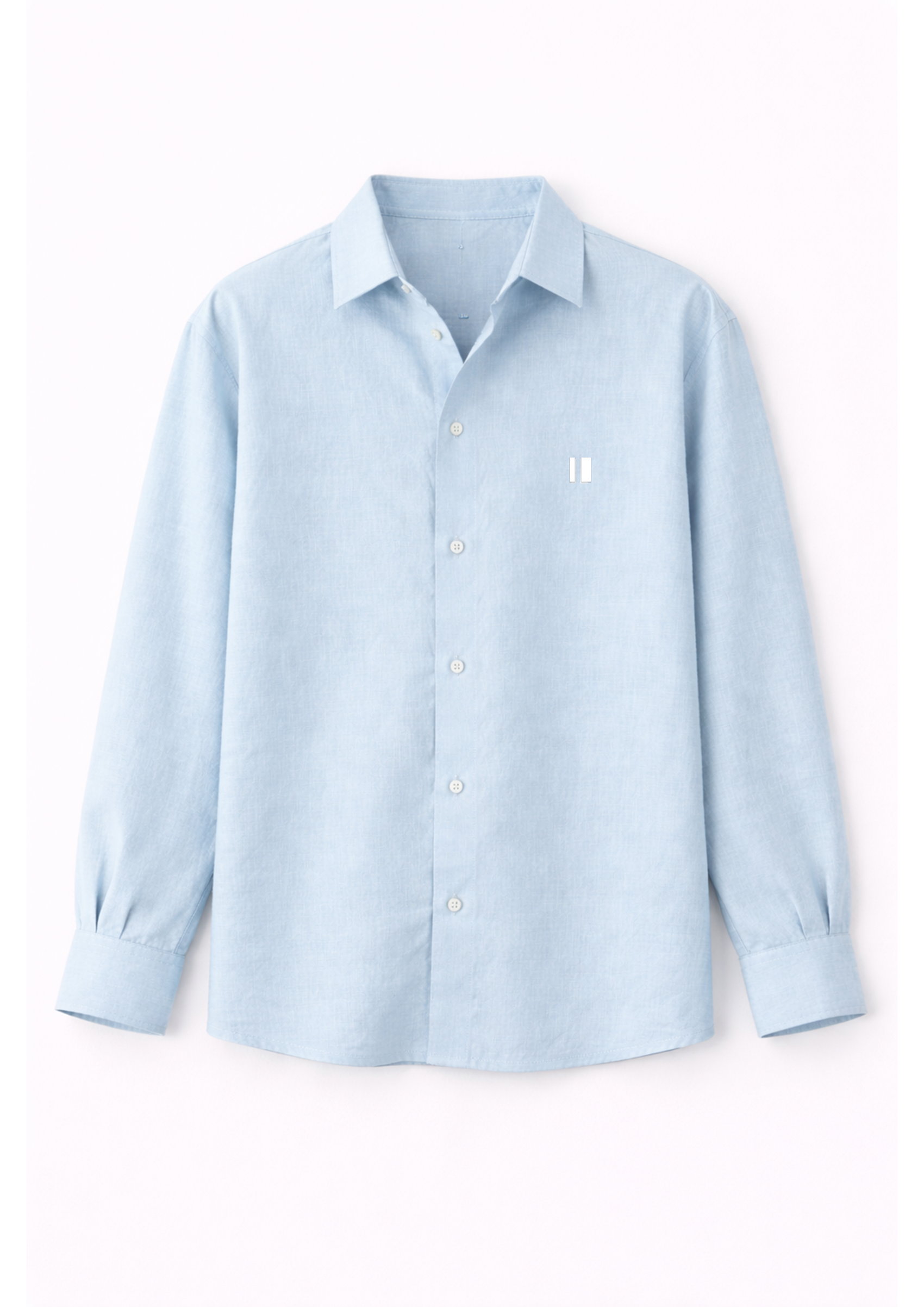 Light Blue Linen Shirt Jr