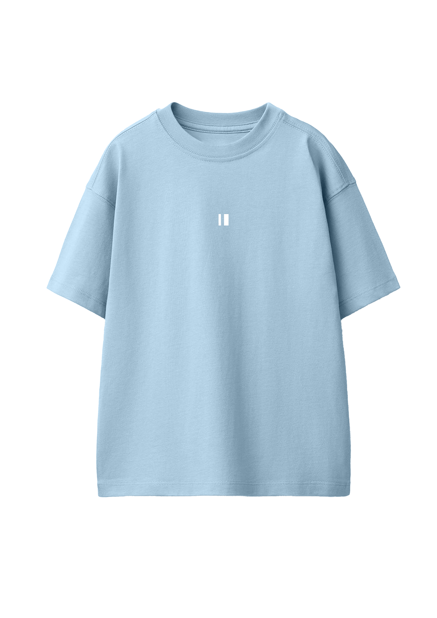Light Blue Solid T-Shirt Jr