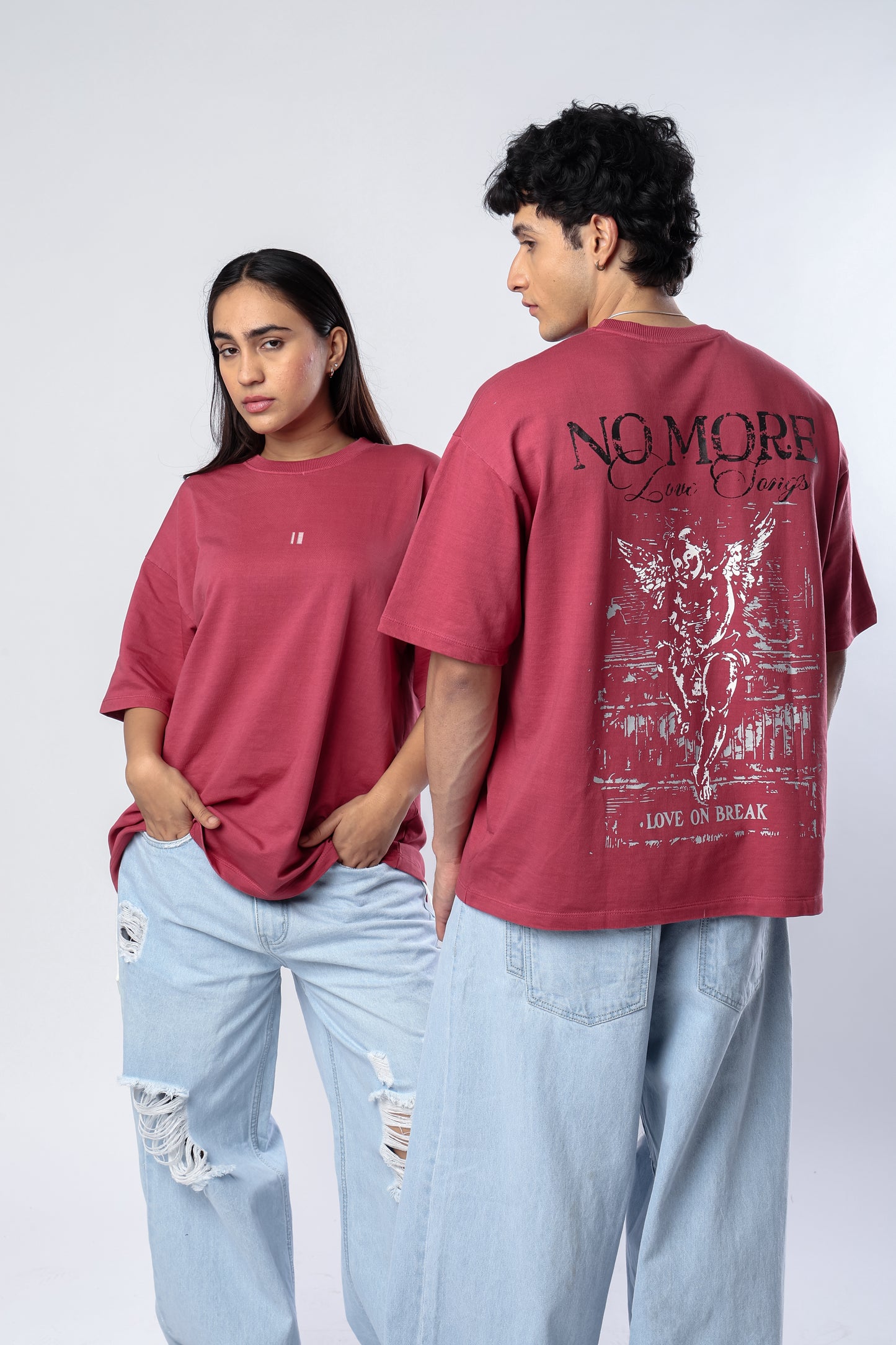 Burgundy No More Love Songs T-Shirt
