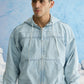 Light Blue Washed Denim Hoodie