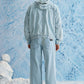 Light Blue Washed Denim Hoodie