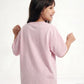 Light Pink Solid T-Shirt Jr
