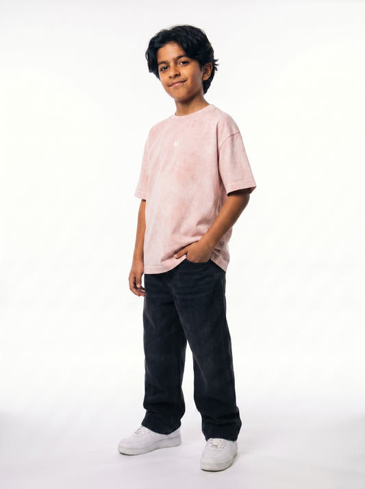 Light Pink Washed T-Shirt Jr