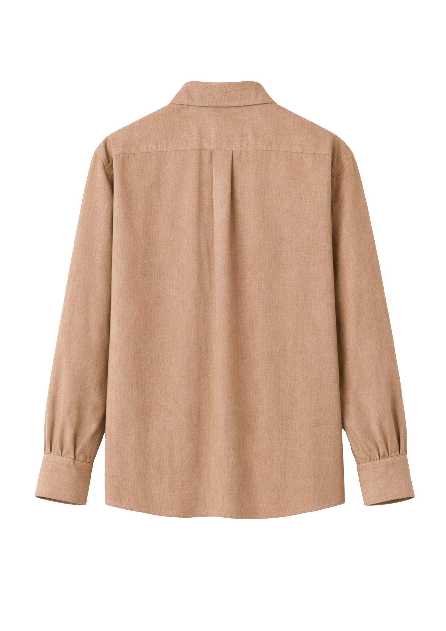 Mocha Brown Linen Shirt Jr