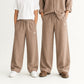 Mocha Brown Linen Pant Set of 2