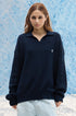 Navy Rib Polo