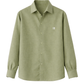 Chapter2Drip Olive linen shirt (Jr)