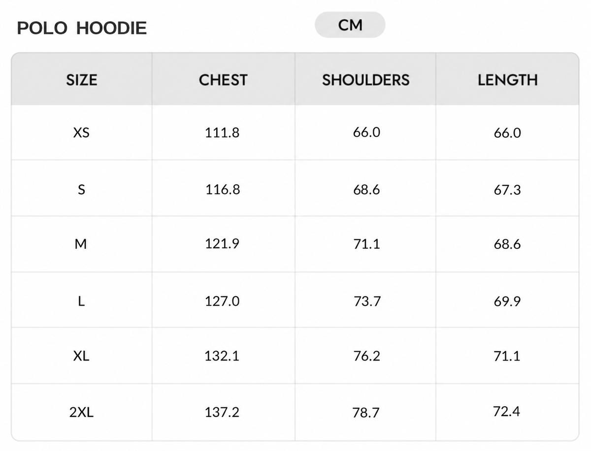 Size chart - CMS