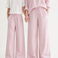 Light Pink Linen Pant Set of 2