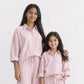 Light Pink Linen Shirt Set of 2