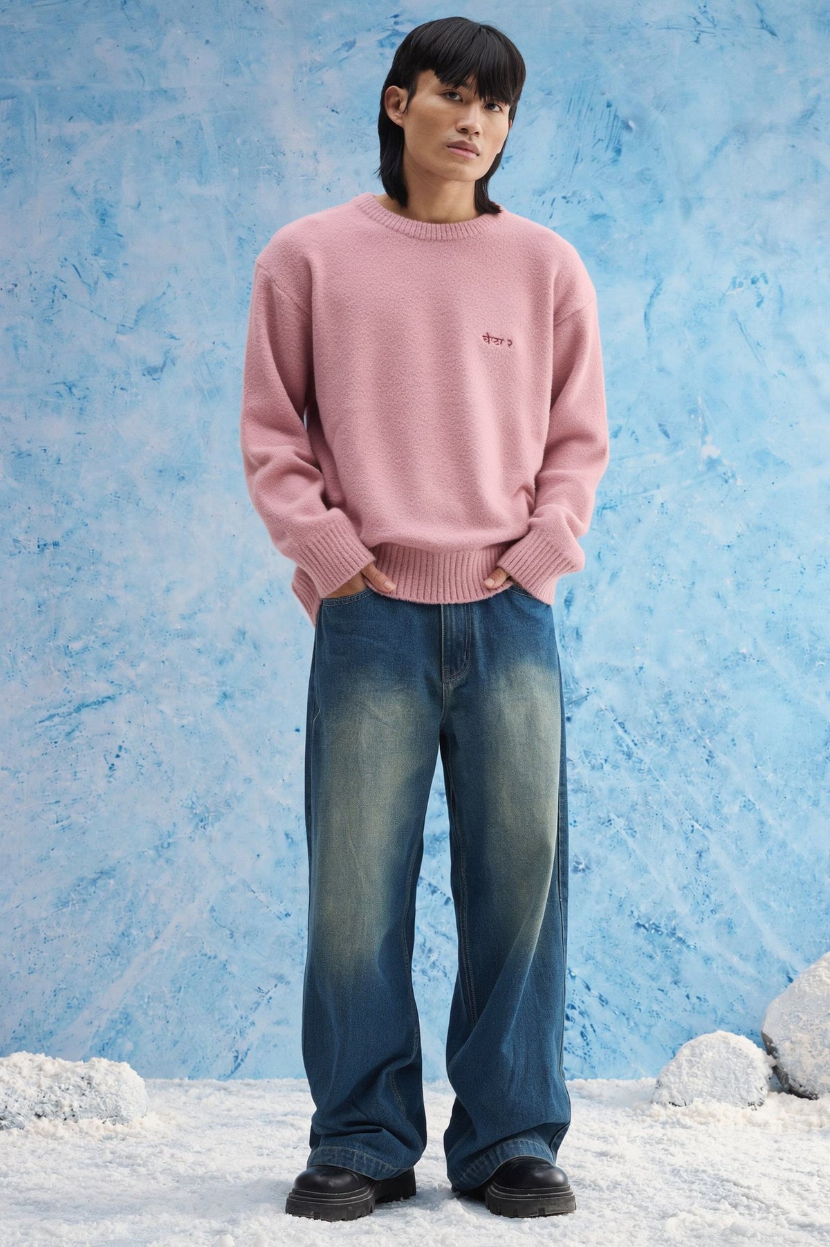 Pink Basic Sweater
