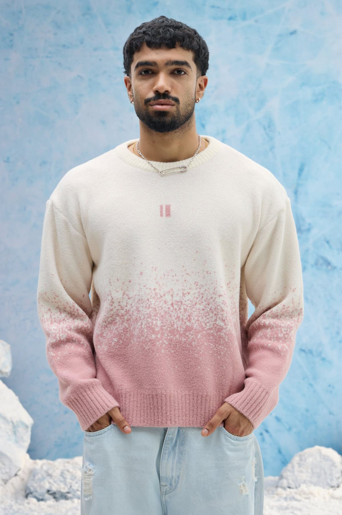 Pink Ombre Sweater