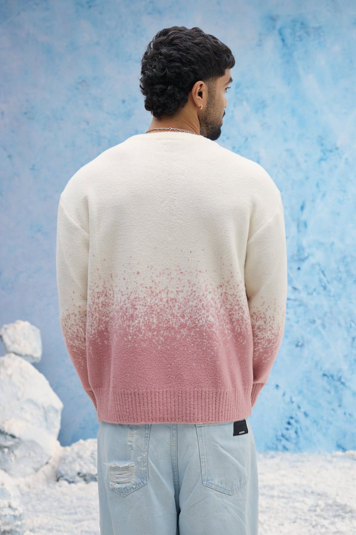 Pink Ombre Sweater