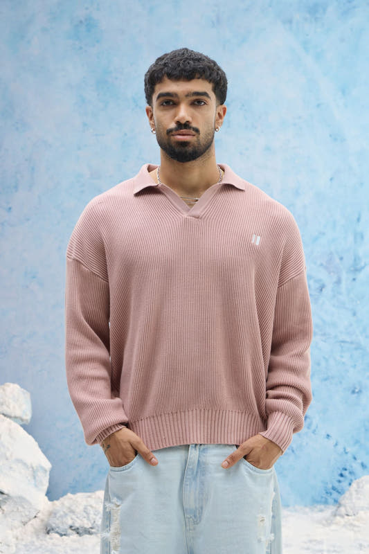 Pink Rib Polo