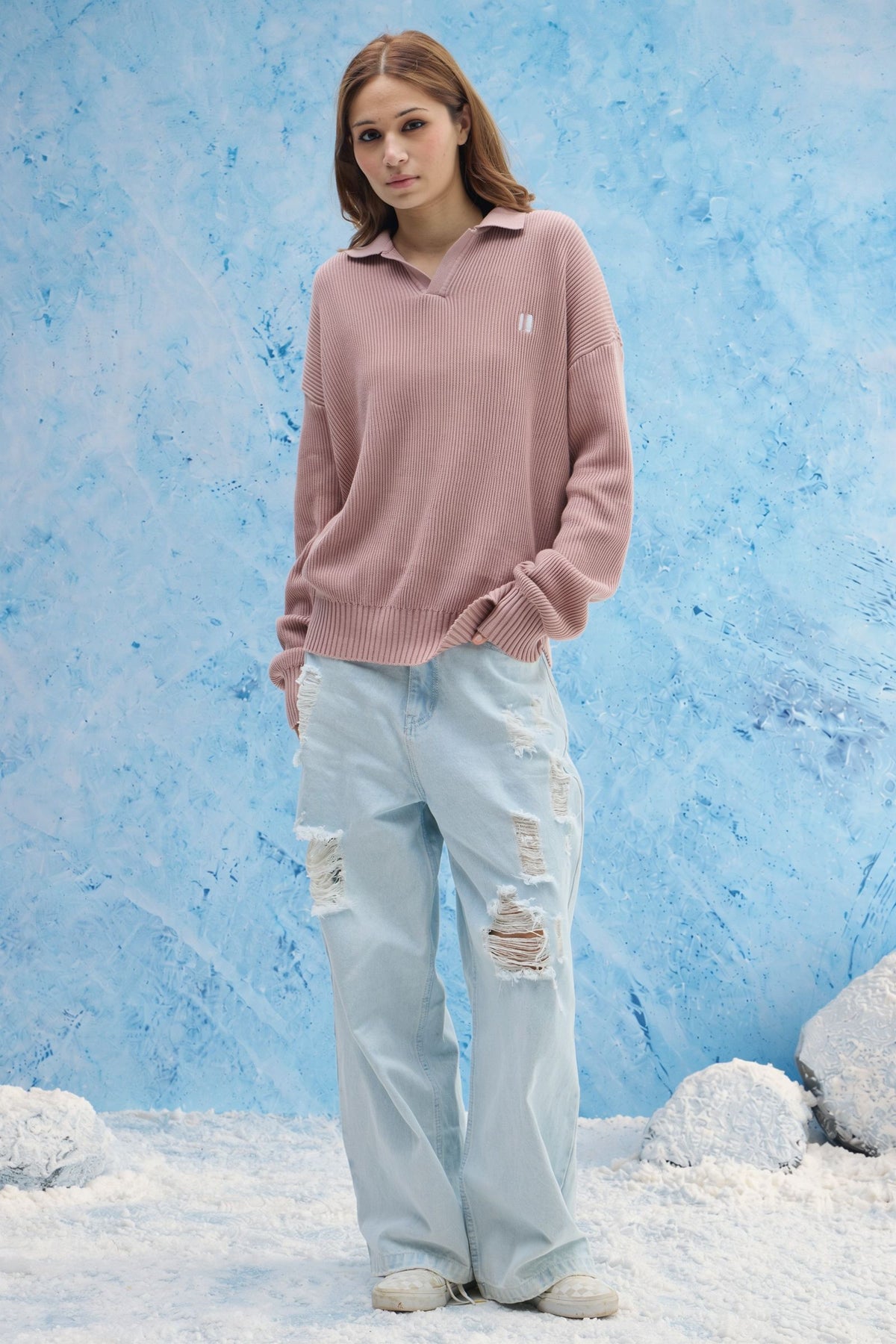 Pink Rib Polo