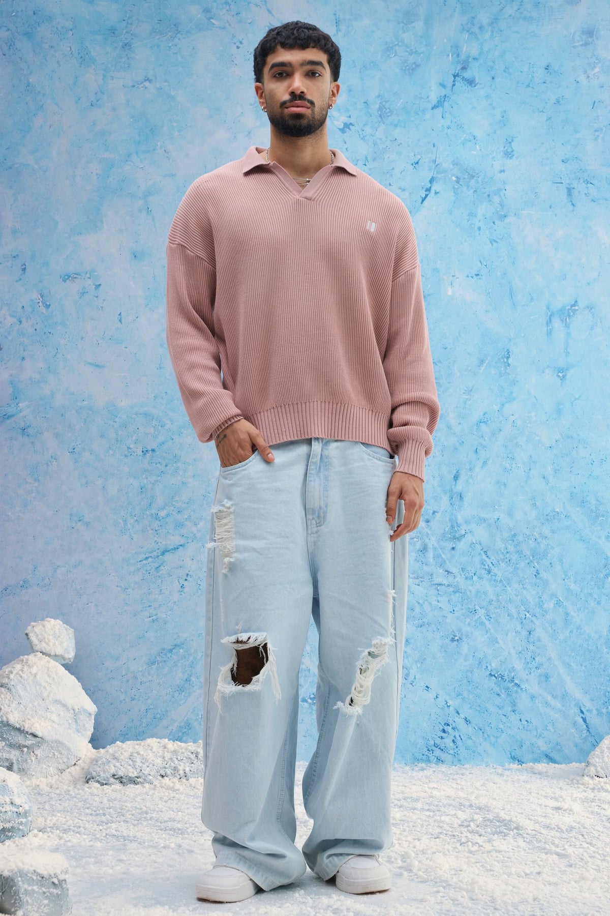 Pink Rib Polo