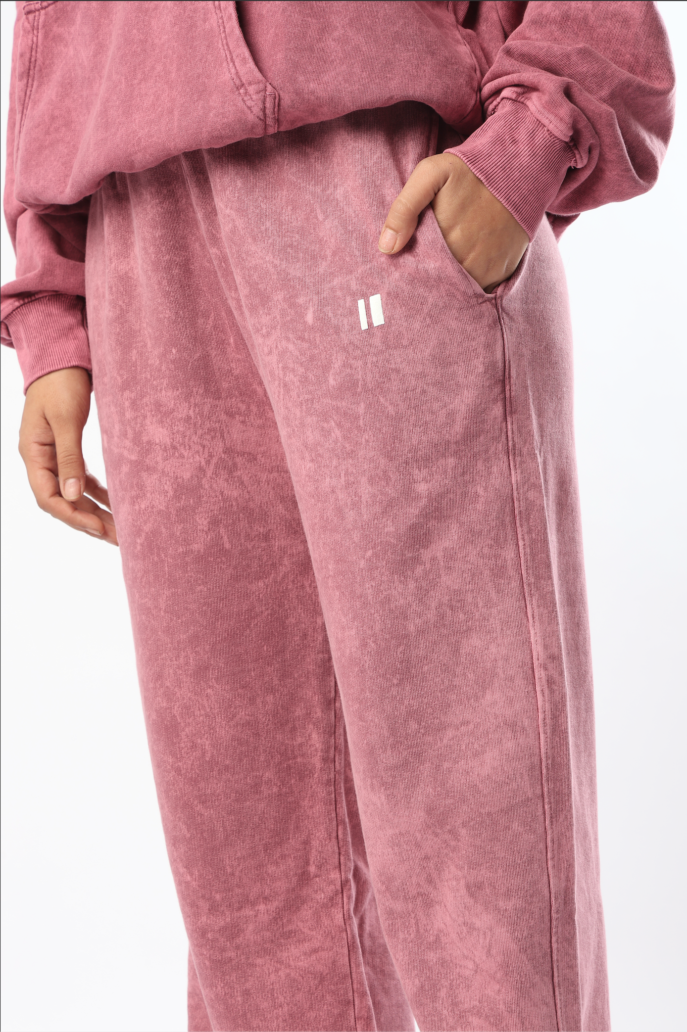 Burgundy washed Sweatpants