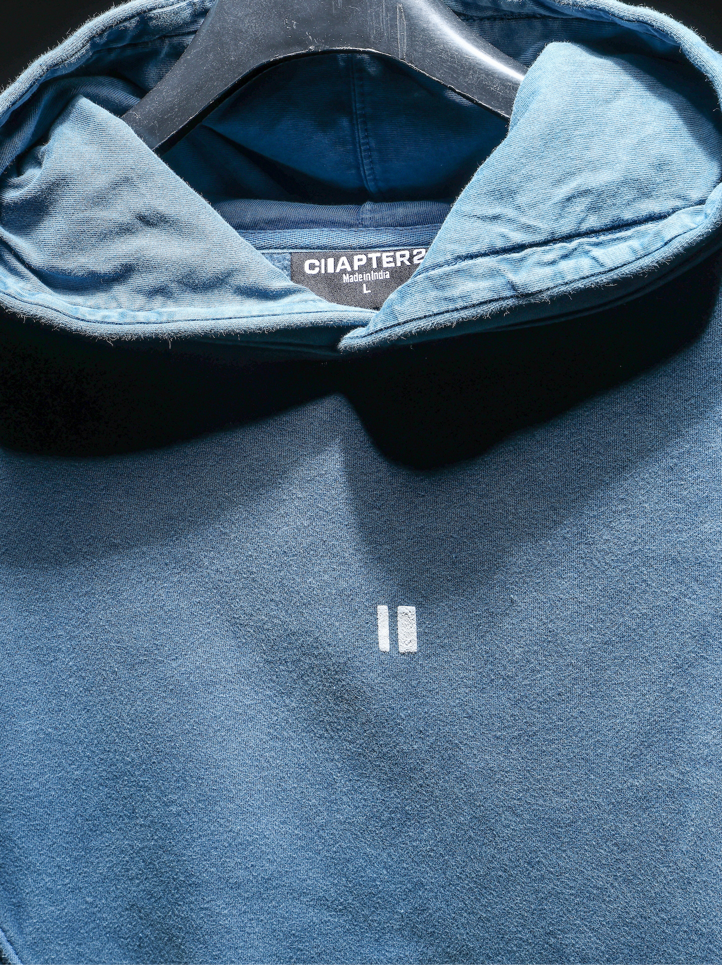 Sea Blue Washed Hoodie