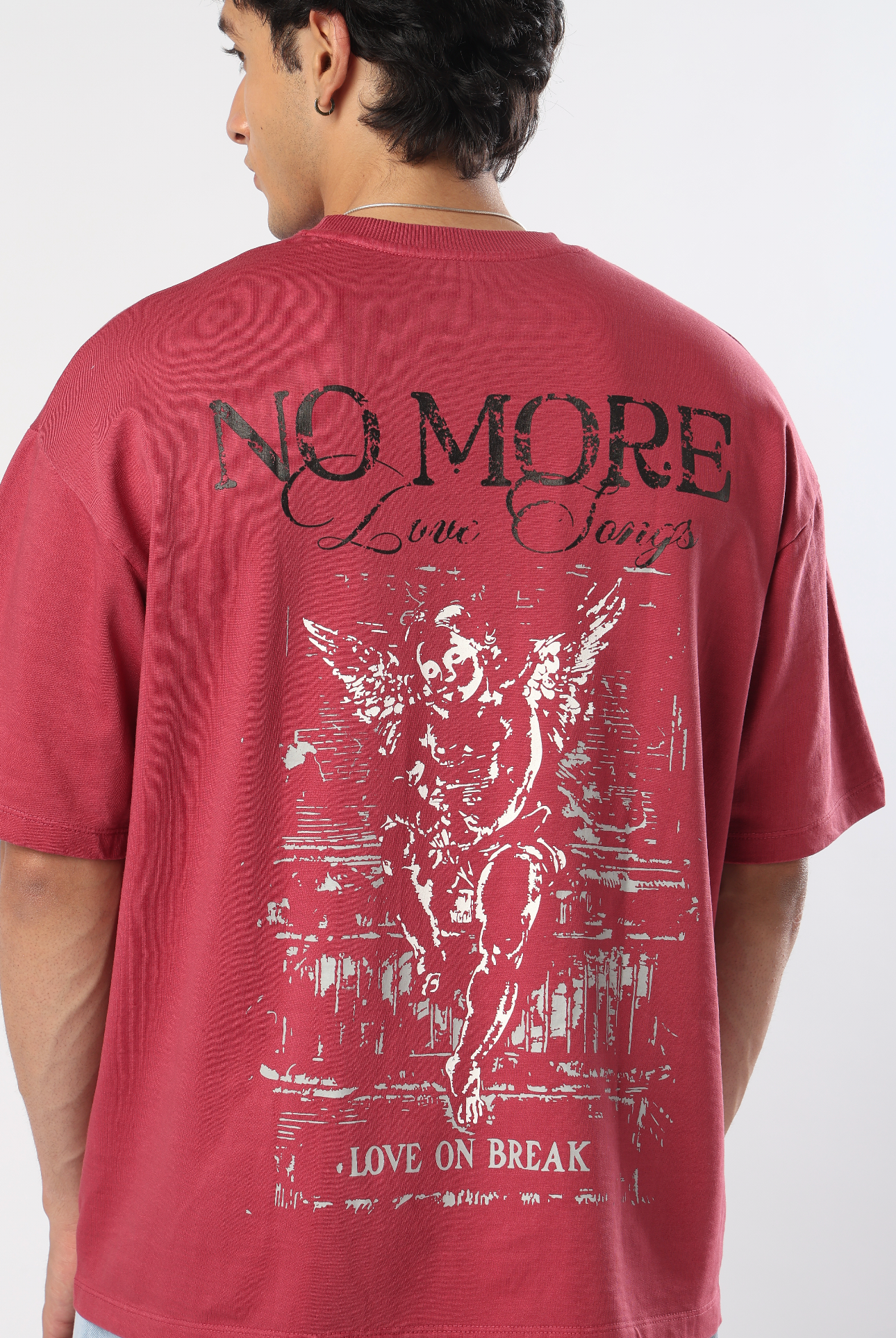 Burgundy No More Love Songs T-Shirt