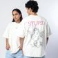 White Stupid Cupid T-shirt