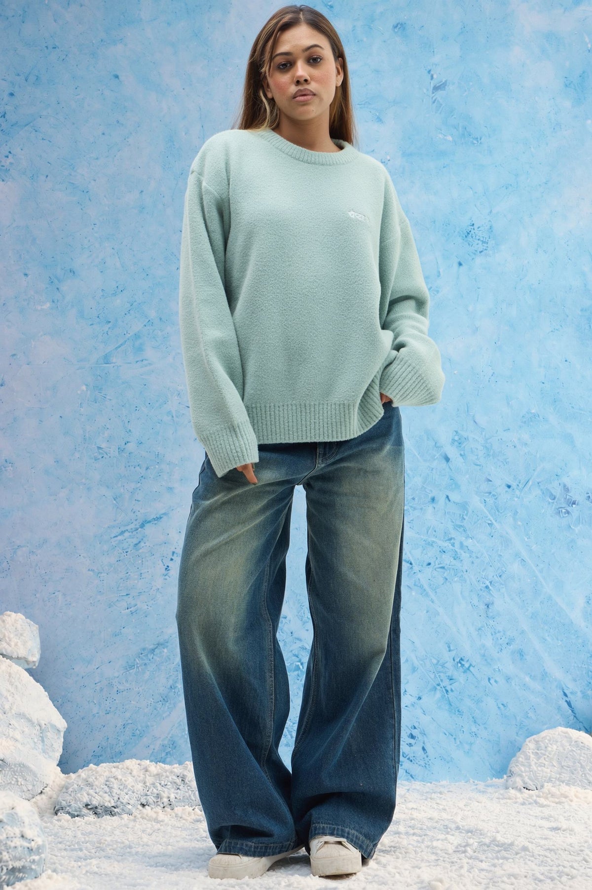 Teal Basic Sweater