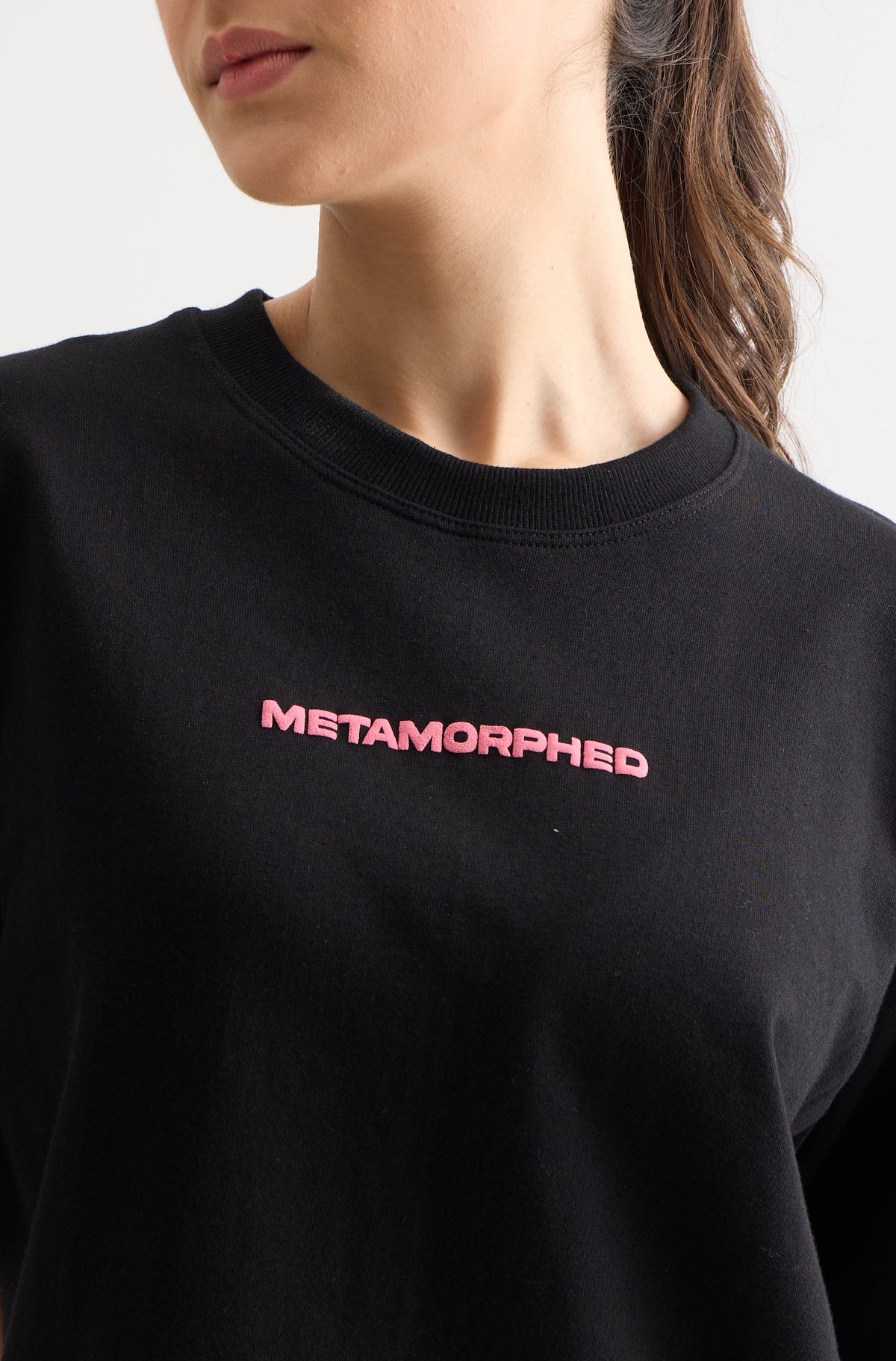 BLACK METAMORPHED BUTTERFLY T-SHIRT
