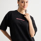 BLACK METAMORPHED BUTTERFLY T-SHIRT