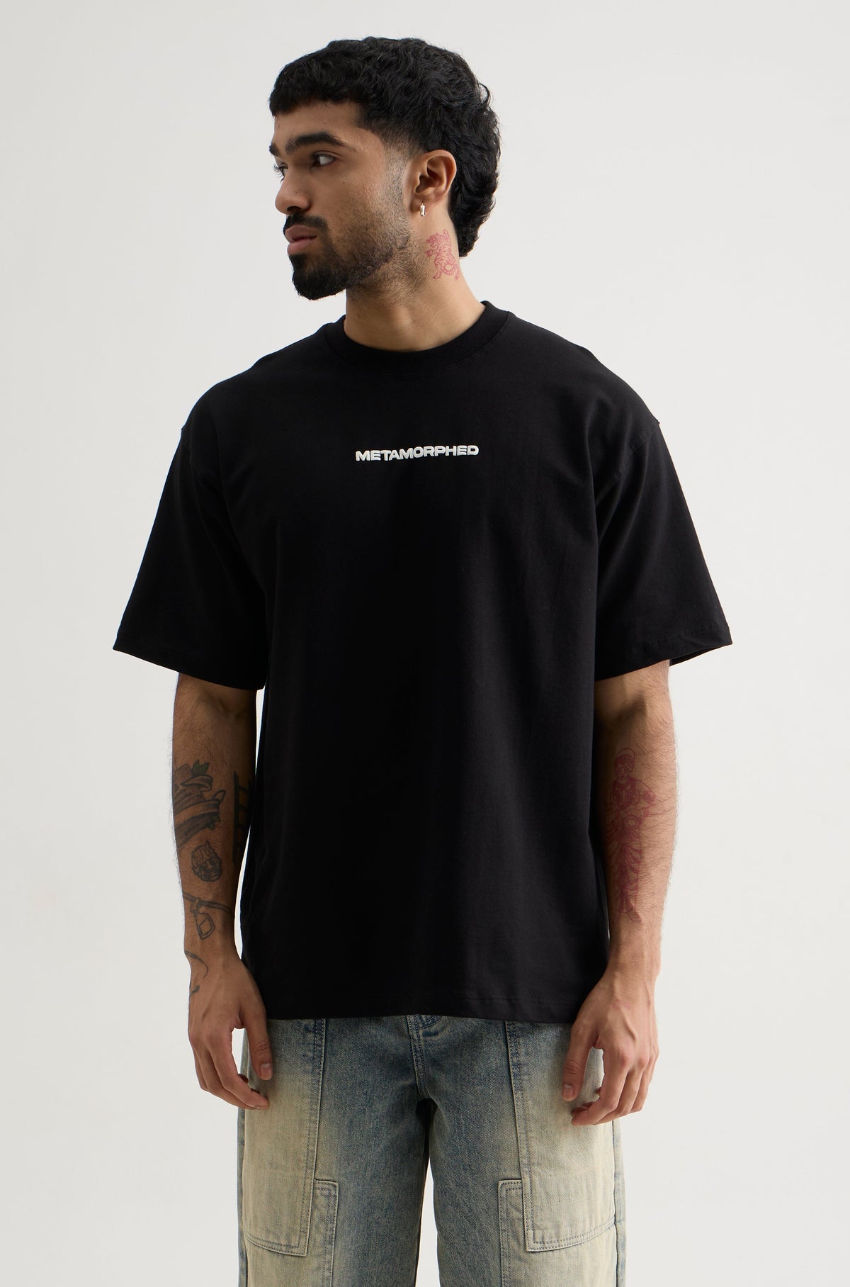 BLACK METAMORPHED HANS T-SHIRT