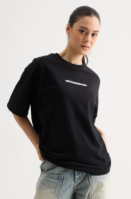 BLACK METAMORPHED HANS T-SHIRT