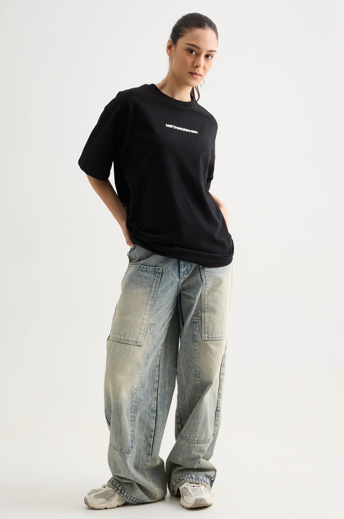 BLACK METAMORPHED HANS T-SHIRT
