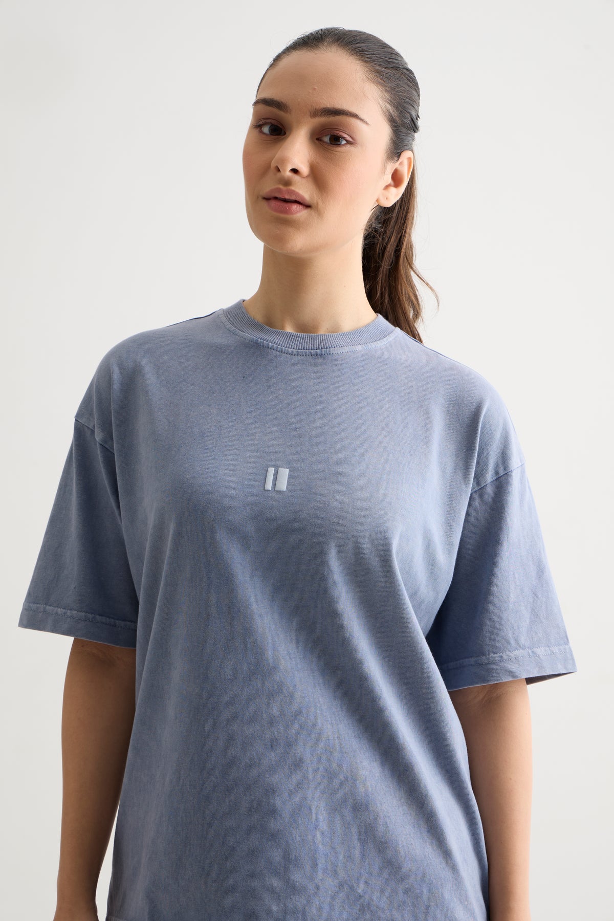 DUSTY BLUE WASH T-SHIRT