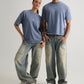DUSTY BLUE WASH T-SHIRT