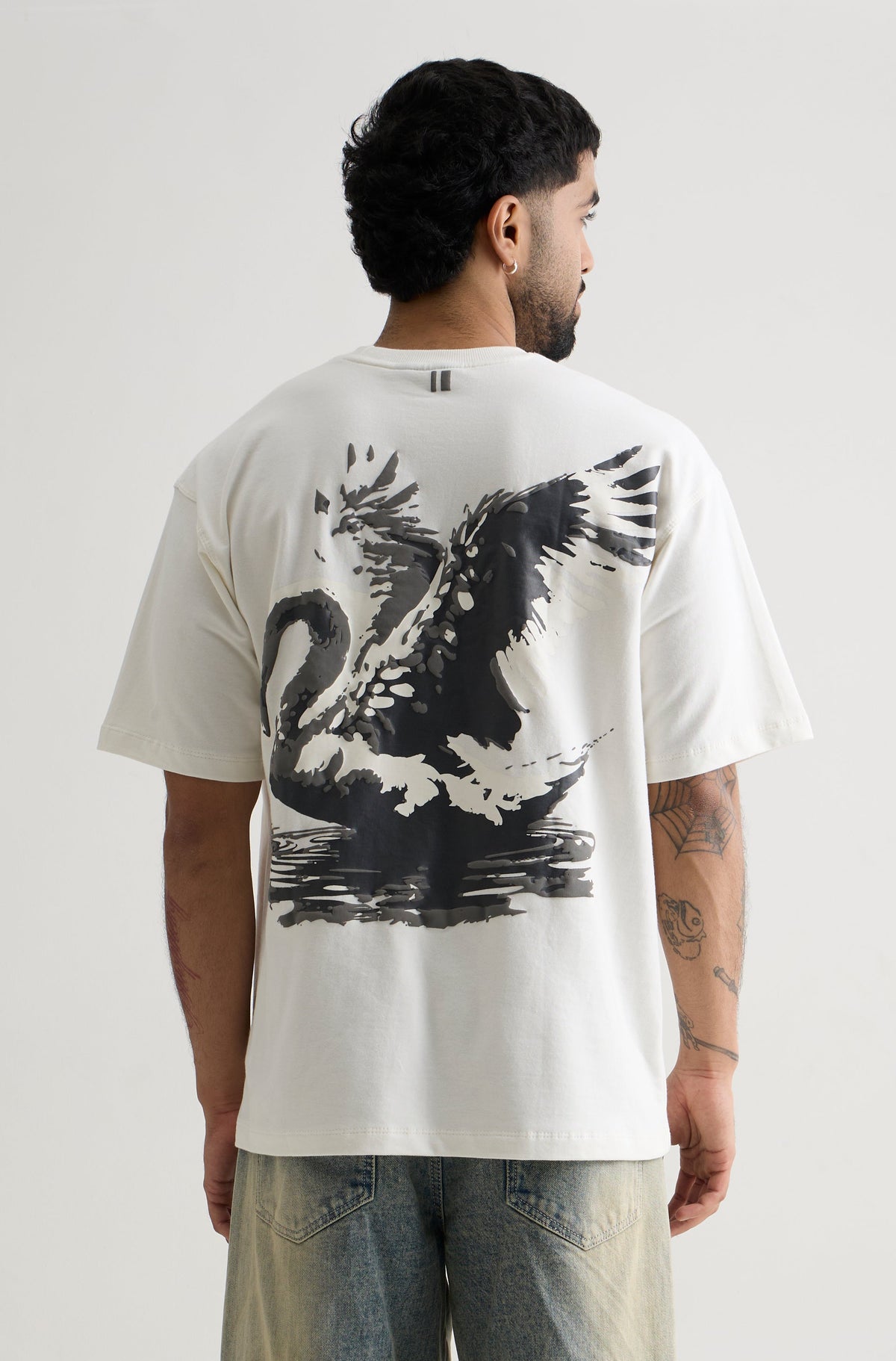 WHITE METAMORPHED HANS T-SHIRT