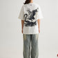 WHITE METAMORPHED HANS T-SHIRT