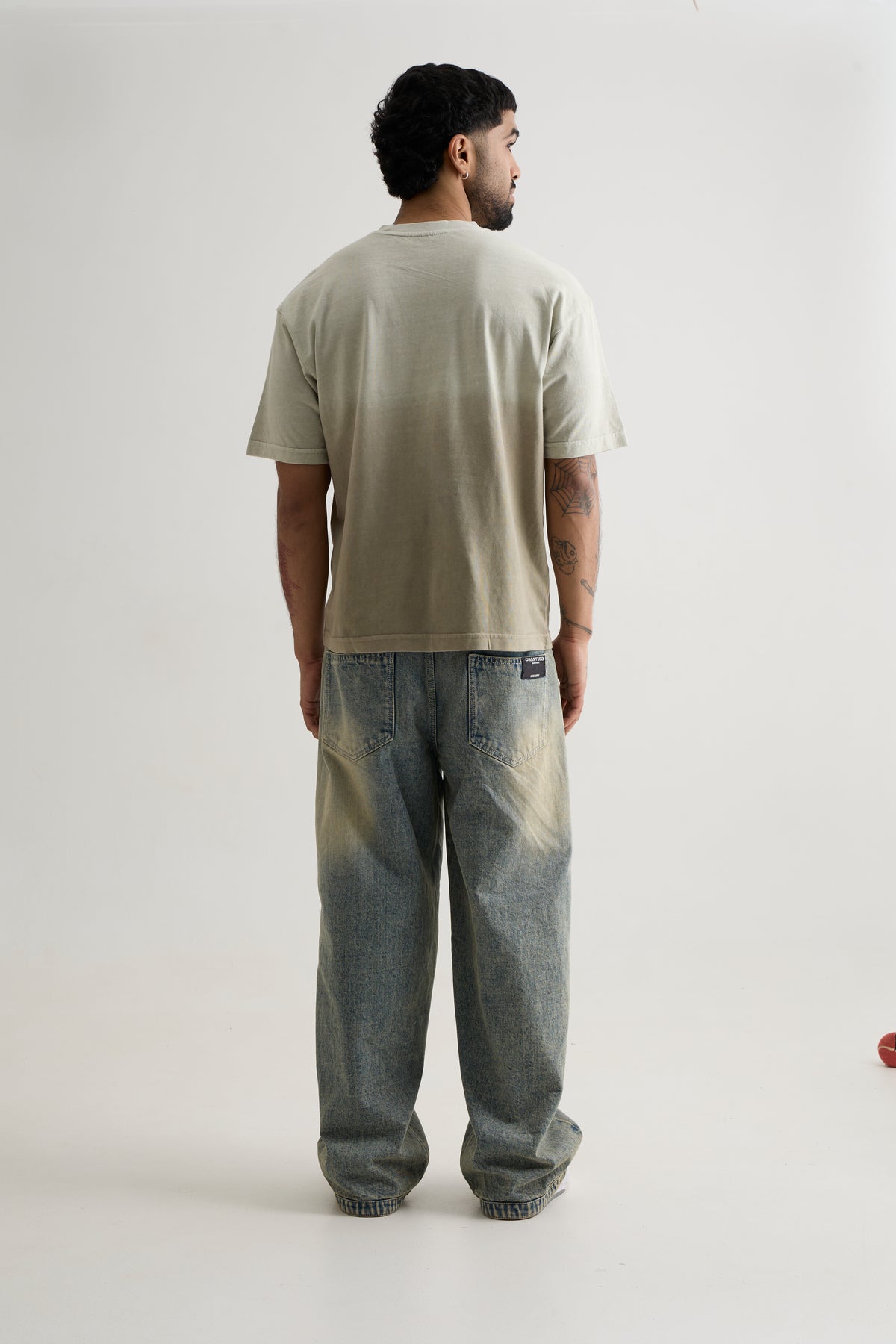 OLIVE OMBRE T-SHIRT