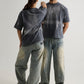 DARK GREY WASH MORPH T-SHIRT