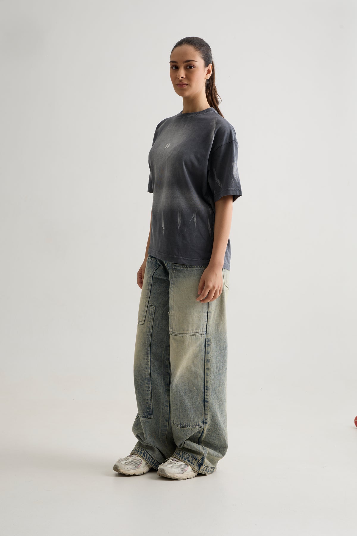 DARK GREY WASH MORPH T-SHIRT