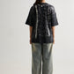 CHARCOAL WASH WAFFLE T-SHIRT